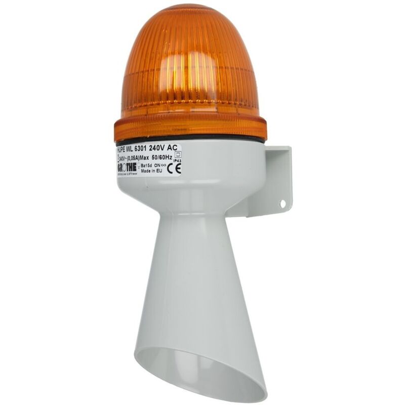 Grothe Générateur de signal acoustique et optique ampoule 31371 hupe wl 6301 240V ac 240 v 92 dB S037092