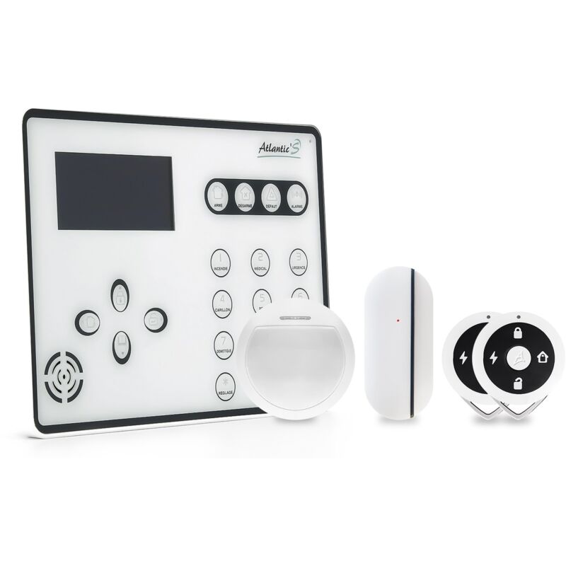 Atlantic's - ateos - Alarme de maison sans fil gsm Kit 1
