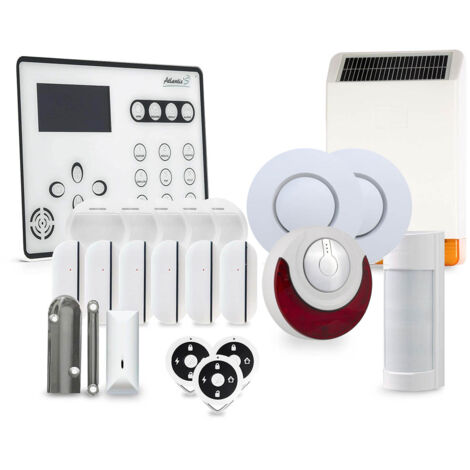 Alarme GSM Atlantic'S ATEOS - Kit 13 - Blanc