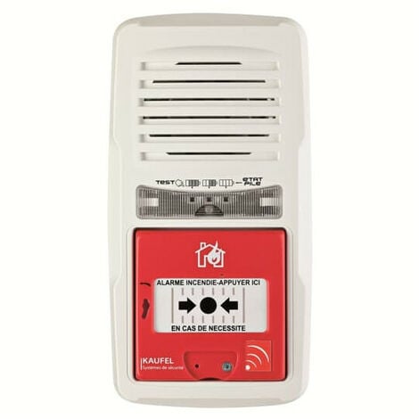 Alarme Incendie de Type 4 - à pile - avec flash intégré (534103)