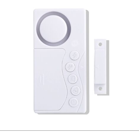 Alarme magnétique d'ouverture de porte de réfrigérateur, alarme de porte de réfrigérateur, 4 modes, forte 108 dB pour porte, fenêtre, porte de réfrigérateur