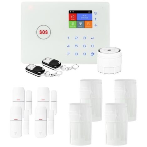 Alarme maison 4G connectée sans fil wifi et gsm amazone - lifebox - kit animal 4