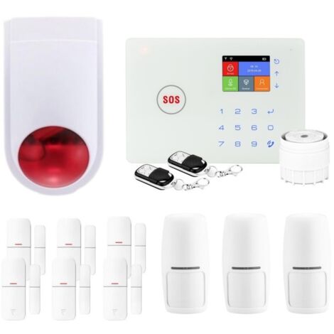 Alarme maison 4G connectée sans fil wifi et gsm amazone - lifebox - kit6
