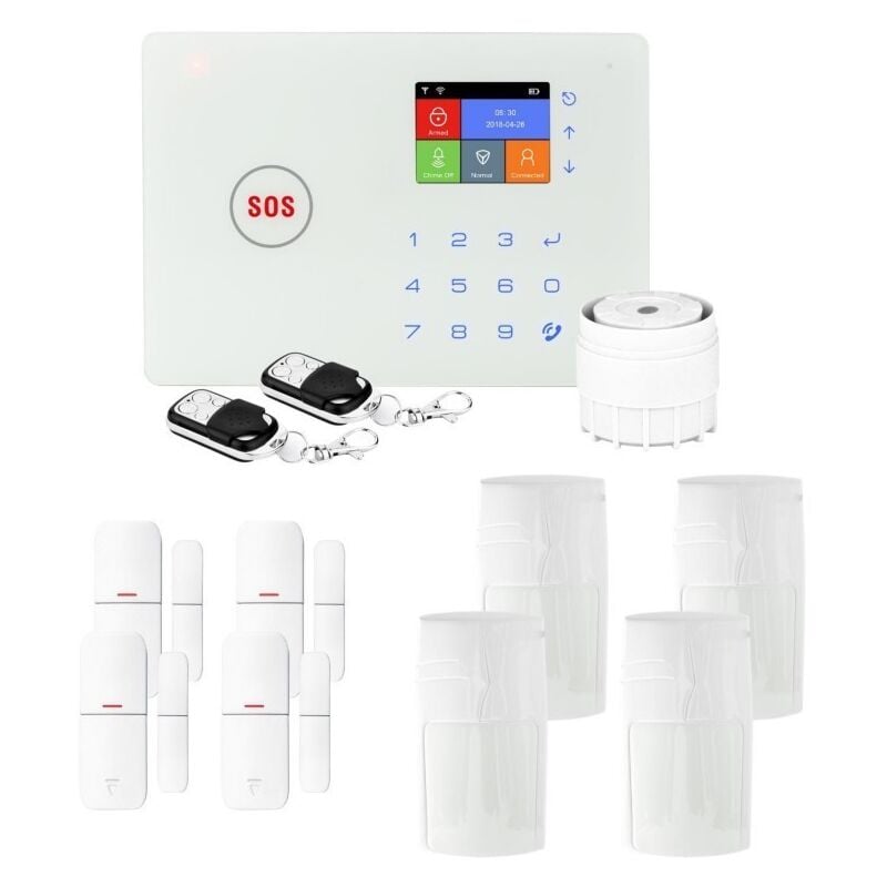 Lifebox - Alarme maison connectée sans fil wifi et gsm amazone kit animal 4