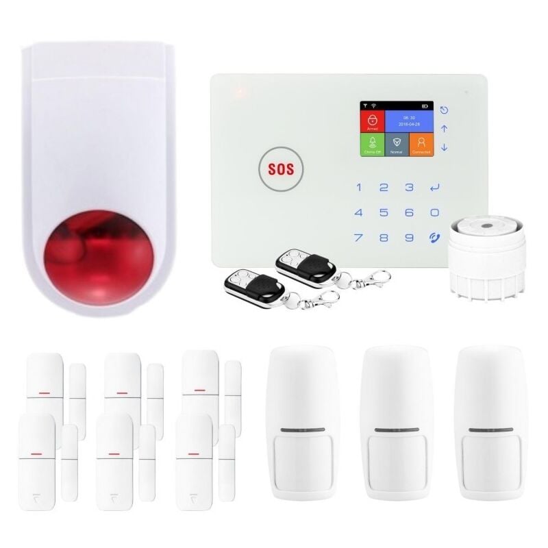 Lifebox - Alarme maison connectée sans fil wifi et gsm amazone kit6