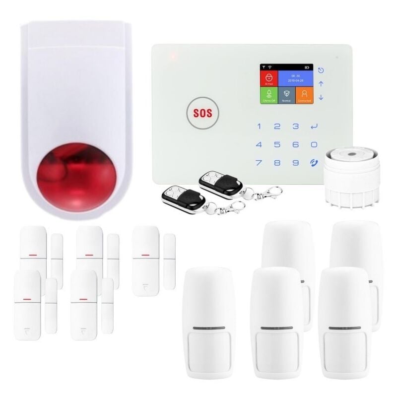 Lifebox - Alarme maison connectée sans fil wifi et gsm amazone kit7