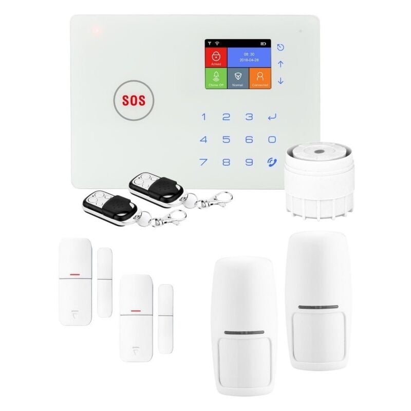Lifebox - Alarme maison connectée wifi et gsm amazone kit2