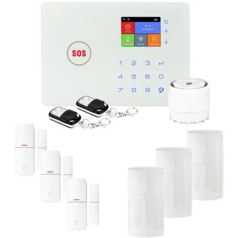 Alarme maison connectée 4G sans fil wifi et gsm amazone - lifebox - kit animal 3