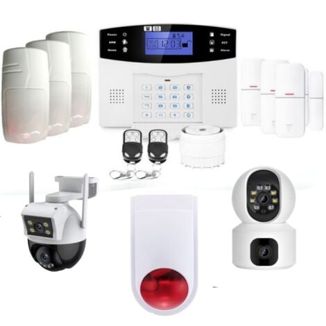 Alarme maison connectée sans fil gsm avec caméra double objectif lifebox evolution animal kit connecté 9