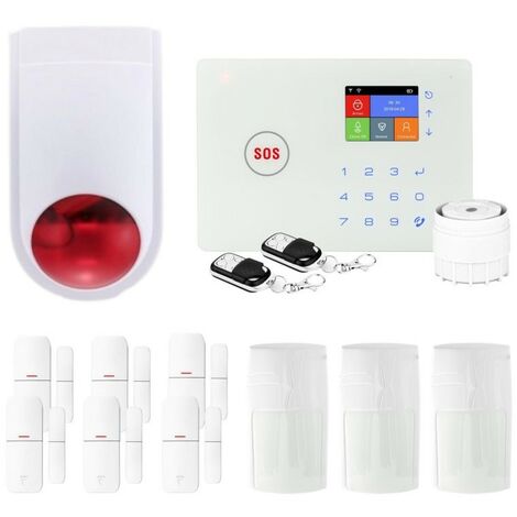 Alarme maison connectée sans fil WIFI et GSM Amazone - Lifebox - KIT animal 6