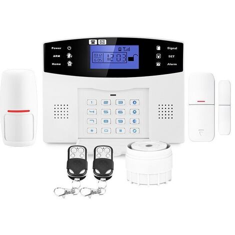 Alarme maison gsm sans fil – 99 zones de sécurité – Sirène 110 dB – Autonomie avec batterie de secours – Installation simple – Lifebox