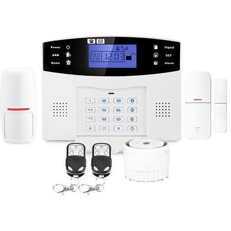 Alarme maison gsm sans fil lifebox evolution - kit 1 - Blanc