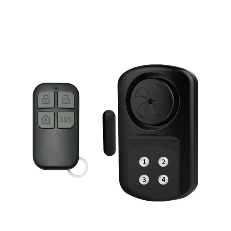 Shining House - Alarme Maison Sans Fil Anti-Intrusion Systeme de Securite - Waterproof 4 modes 140 dB