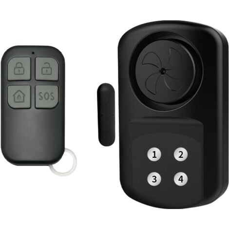 Alarme Maison Sans Fil Anti-Intrusion Systeme de Securite - Waterproof 4 modes 140 dB