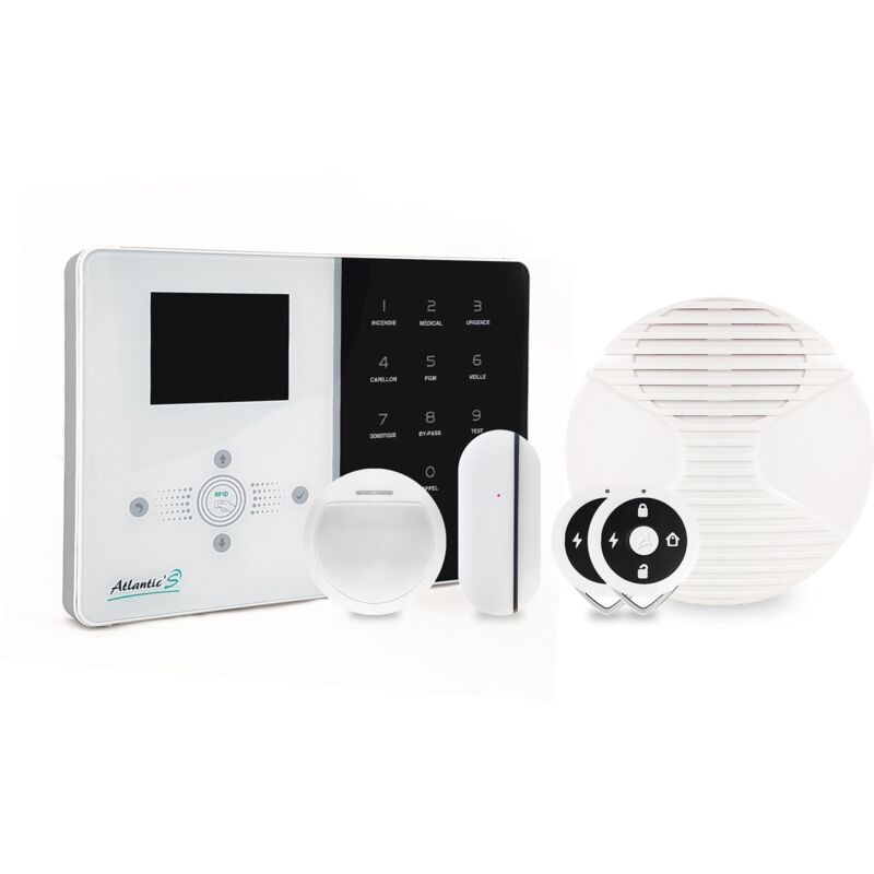 Alarme maison sans fil ip ipeos kit 1