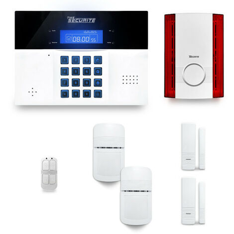 Alarme maison sans fil DNB29 Compatible Box internet et GSM