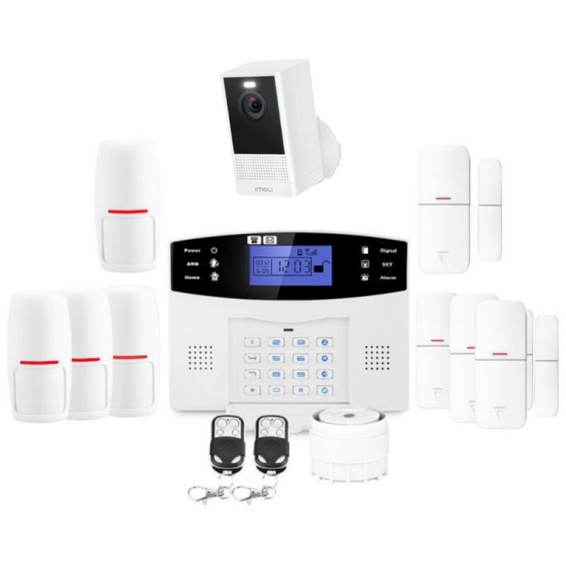 Alarme maison sans fil gsm Lifebox et caméra sans fil evolution kit connecté 4