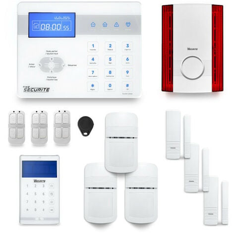 Alarme maison sans fil ICE-B21 Compatible Box internet et GSM