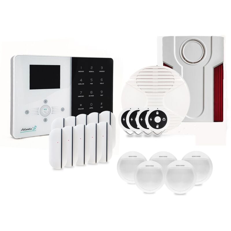 Alarme maison sans fil ip ipeos kit extra