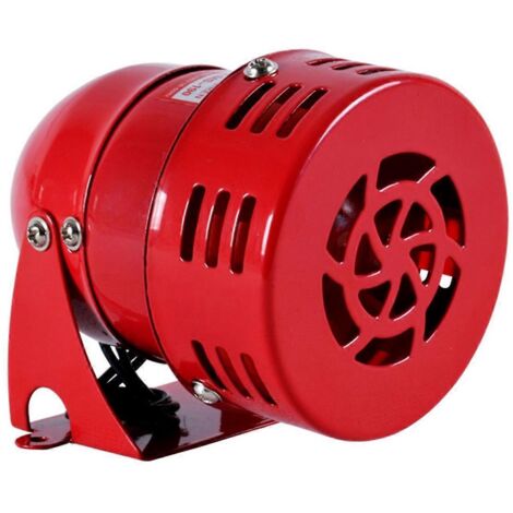 Alarme moteur MS-190 220V 120DB Rouge Mini alarme moteur en métal