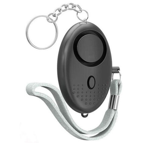 Alarme personnelle anti agression 130dB – Alarme de poche avec lampe LED – Avertisseur de sécurité pour femmes et enfants