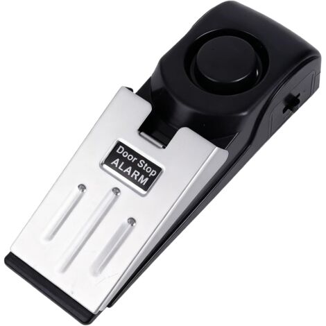 Alarme Porte 120dB Sécurité Porte d'Entrée Bloque Porte Avec Alarme Pour Appartement et Voyages Alarme Porte et Fenêtre Sécurité Domestique Dissuasif Simple à Installer