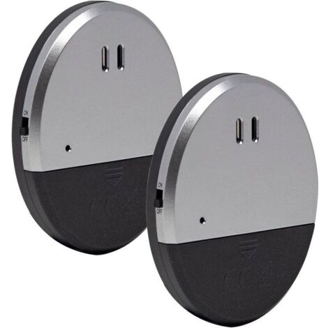 Alarme porte/fenêtre 2 pièces – Sirène 130 dB avec capteur de vibration, système anti-intrusion sans fil