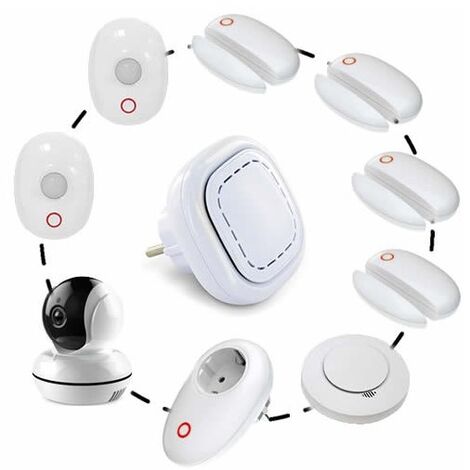 Alarme sans fil connectée lifebox smart - Blanc
