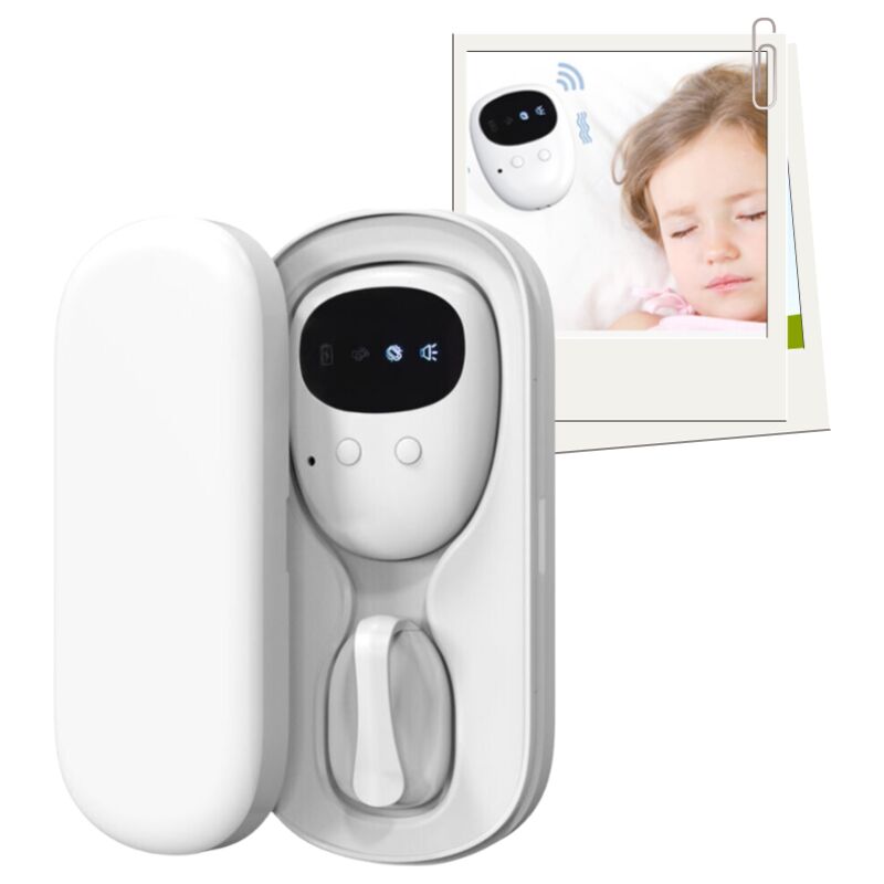 KZQ - Alarme sans fil pour énurésie nocturne, avec récepteur et émetteur à clip pour garçons, enfants, soins de propreté, zone d'action de 10 à 20 m,