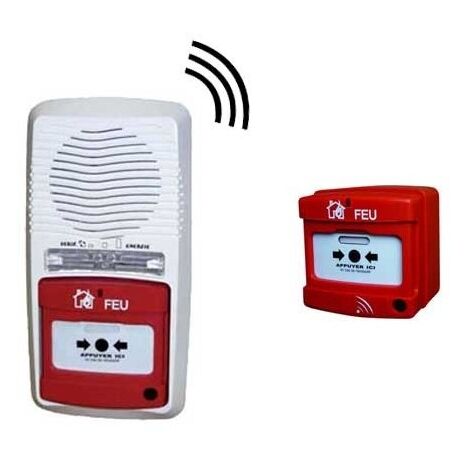 Alarme type 4 radio avec 1 déclencheur pour ERP