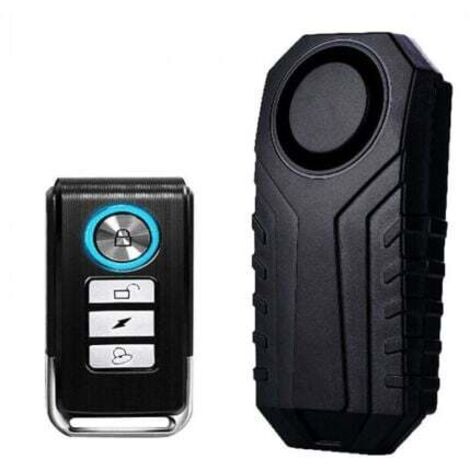 Alarme Vélo, Alarme Voiture sans Fil, Alarme pour Bicyclette, Moto, Voiture, Scooter, 113dB étanche sécurité Alarme avec Télécommande