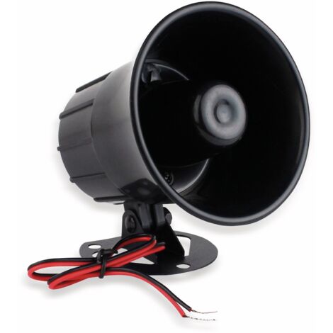Alarmsirene, 100 mm, 6...12 V-, 15 W, 110 dB