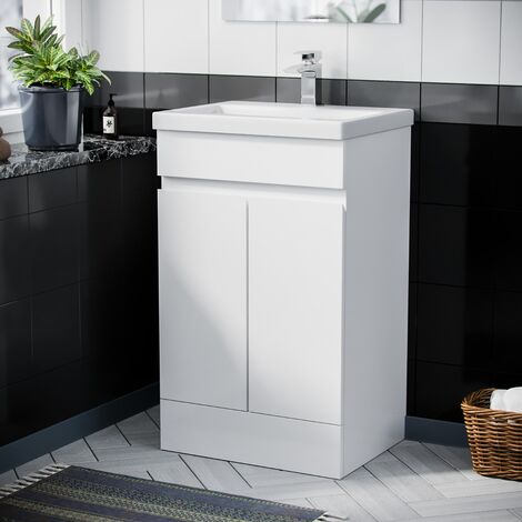 Alaska 500mm Basin Vanity Unit White