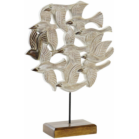Albasia Iron Decoration 38x11.5x54 Beige Birds Albasia Iron Color Multicolor Family Family Innendekoration Details