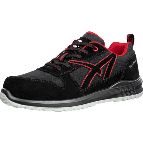 Albatros CLIFTON ST Berufshalbschuhe O2 ESD SRC schwarz/rot 45