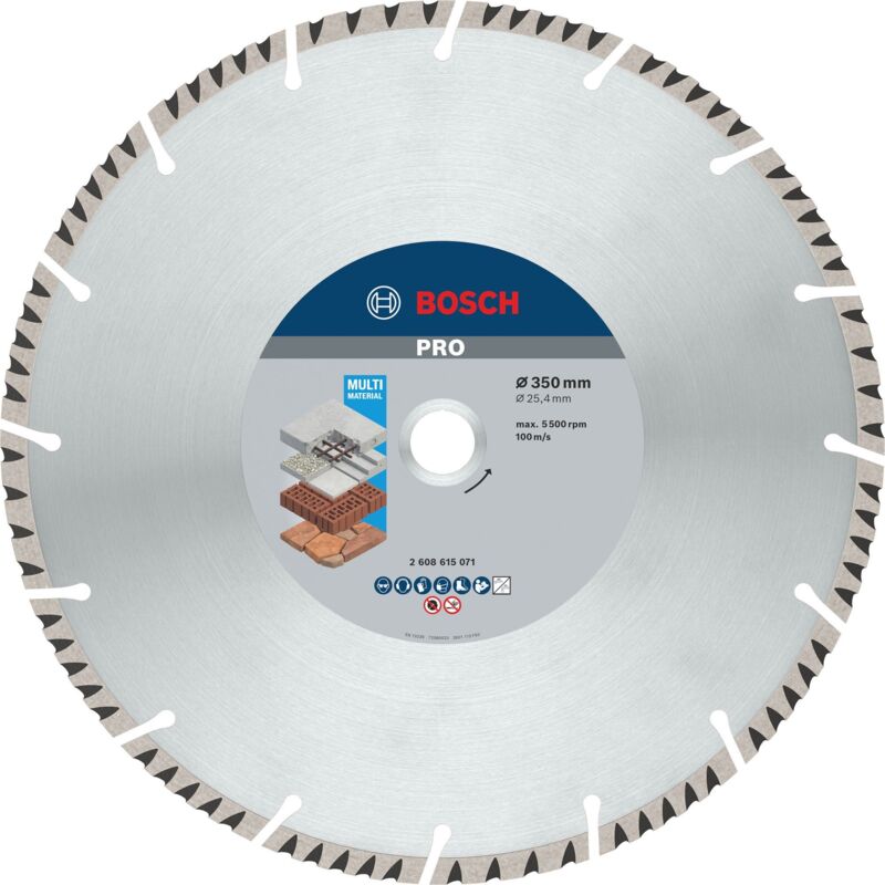 Image of Bosch PRO Multi Material Diamanttrennscheibe, 350 x 25,4 mm