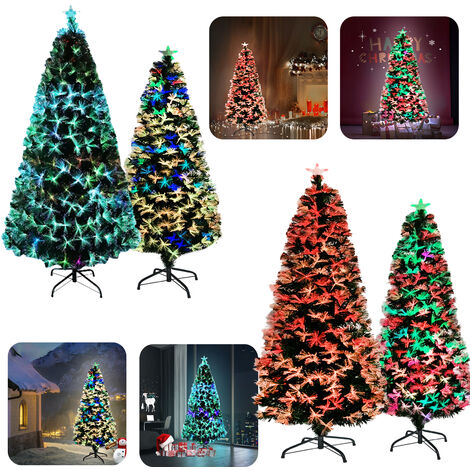 HENGMEI Albero di Natale, albero di Natale artificiale in PVC con