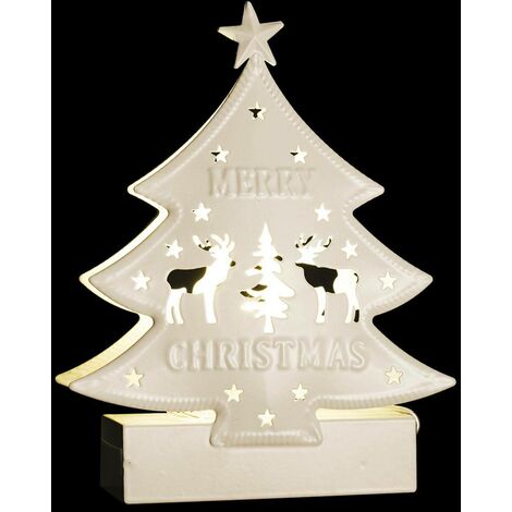 Albero a luce bianca calda a 2 LED - Buon natale - Feeric lights & christmas