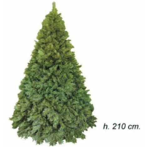 Albero abete di natale classico 1640 rami  - altezza 210 cm