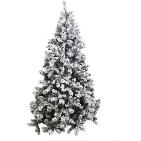 Albero burnaby innevato 1124 rami verdecm 142h240