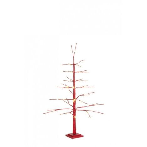 ALBERO CON LUCI GLAD ROSSO H 120 114 LED CLASSIC IP20 DA INTERNO