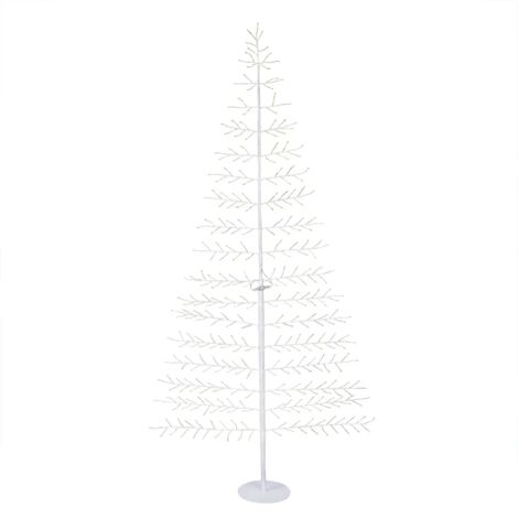 Albero Conico 2D Tiglio H210 cm 348 MicroLED B Caldo FlashLED IP44