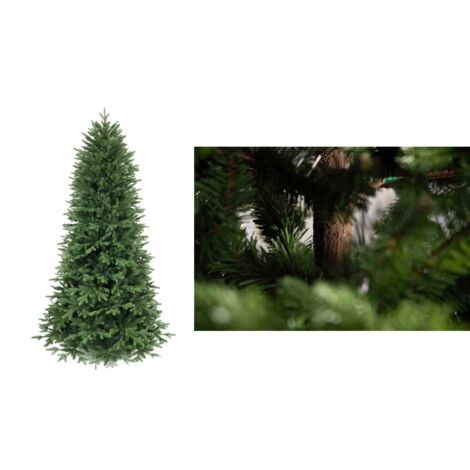 ALBERO DI NATALE 240cm DANKAN Kennedy - PALO EFFETTO TRONCO - Real touch - PE+PVC - NATALIZIO VERDE