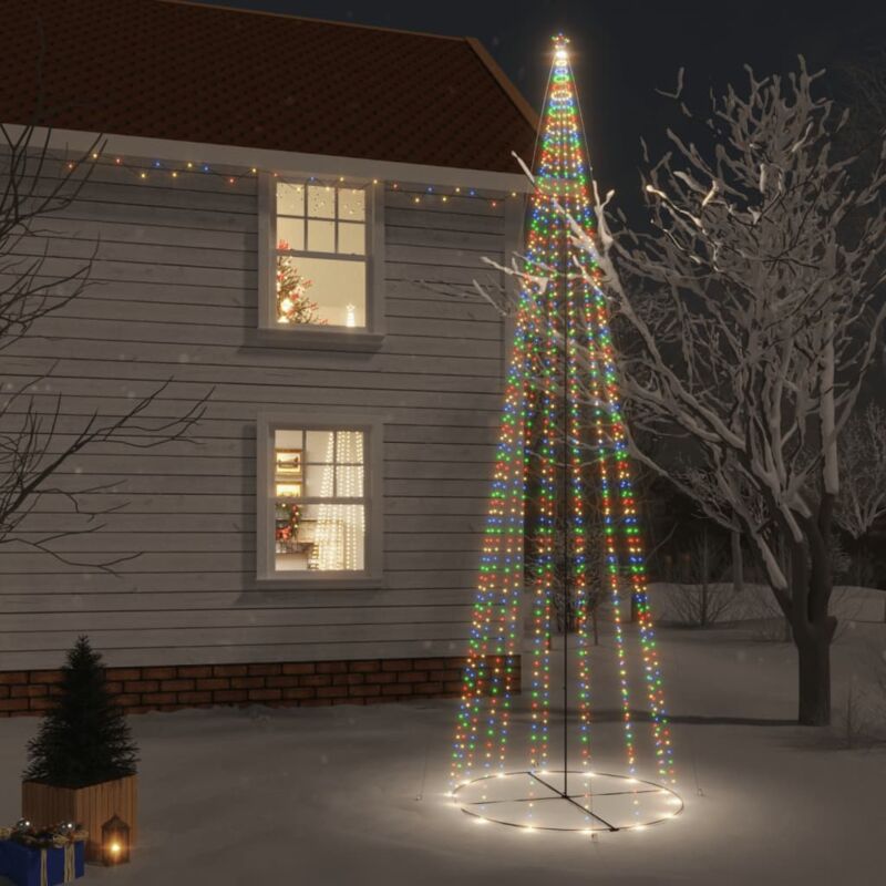 Image of Albero di Natale a Cono Colorato 1134 led 230x800 cm