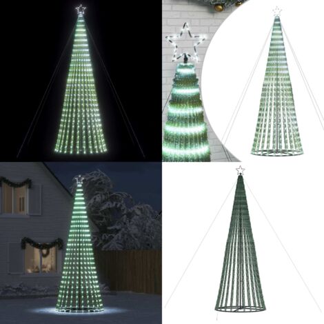 Albero di Natale a LED 1028 LED Bianco Freddo 403 cm - Luci natalizie - Illuminazione natalizia