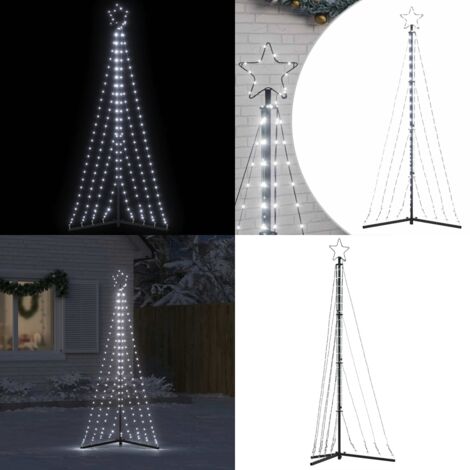 Albero di Natale a LED 339 LED Bianco Freddo 182 cm - Luci natalizie - Illuminazione natalizia