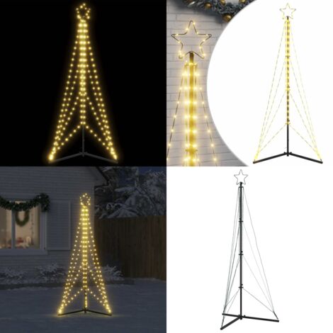 Albero di Natale a LED 363 LED Bianco Caldo 182 cm - Luci di Natale - Decorazioni di Natale