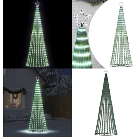 Albero di Natale a LED 475 LED Bianco Freddo 247 cm - Luci natalizie - Illuminazione natalizia