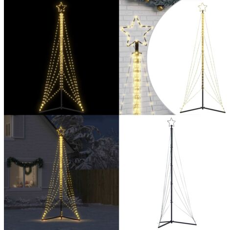 Albero di Natale a LED 525 LED Bianco Caldo 302 cm - Luci natalizie - Illuminazione natalizia