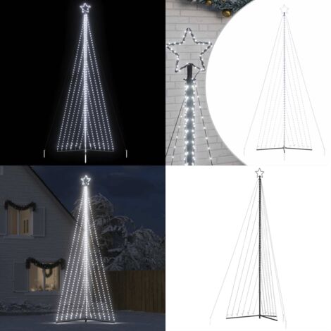 Albero di Natale a LED 789 LED Bianco Freddo 476 cm - Luci natalizie - Illuminazione natalizia